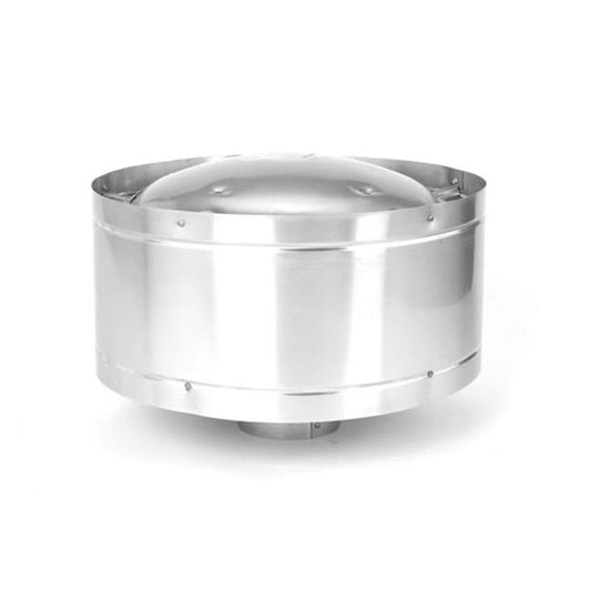 4" Selkirk Direct-Temp Vertical Termination High Wind - Chimney Cricket