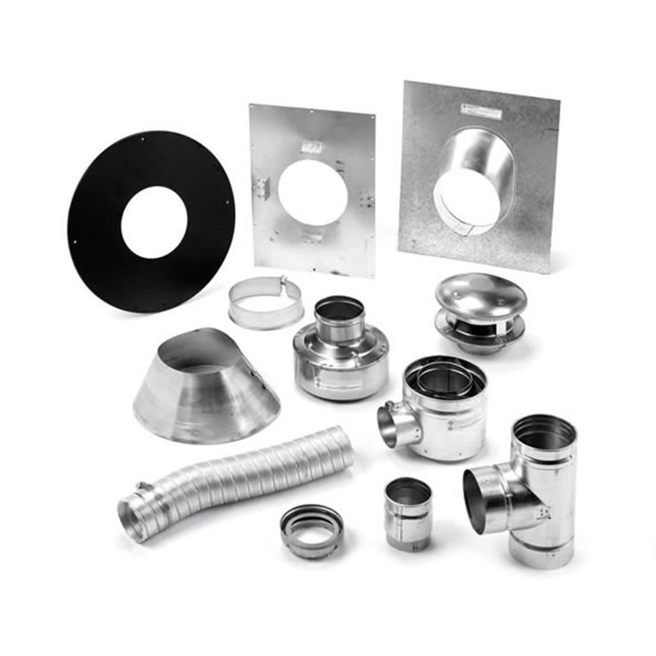 4" Selkirk Direct-Temp Termination Kit Through-The Roof Vertical - 4DT-UPPVK - Chimney Cricket