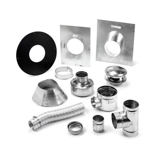 4" Selkirk Direct-Temp Termination Kit Through-The Roof Vertical - 4DT-UPPVK - Chimney Cricket