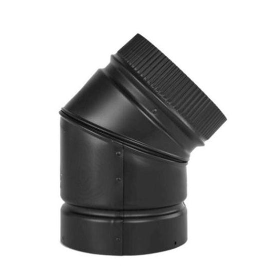 8" Selkirk DSP Double-Wall 45-Degree Sectioned Nonadjustable Elbow - Chimney Cricket