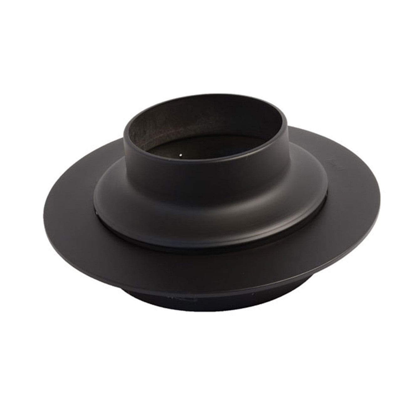 7" Selkirk SuperVent Decorator Ceiling Support with Black Trim Collar - JSC7DCSS - Chimney Cricket