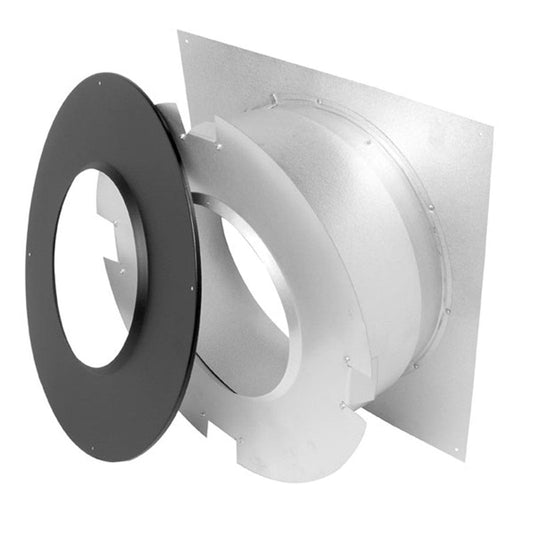 8" Selkirk SuperPro Trim Collar - SPR8TCB - Chimney Cricket