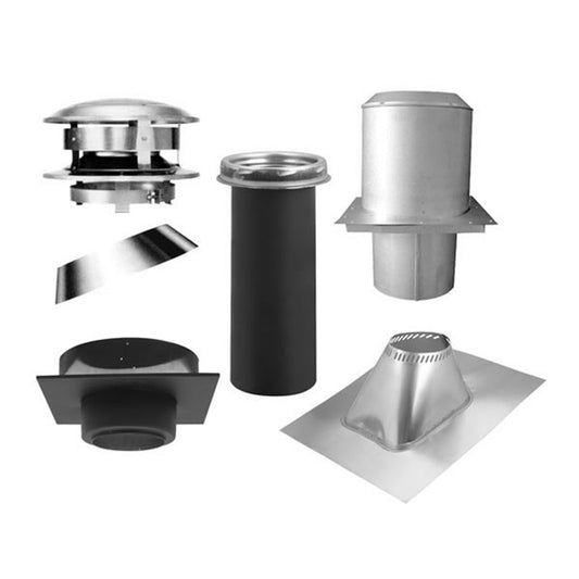 6" Selkirk Ultra-Temp Flat Ceiling Support Kit - 206620 - Chimney Cricket