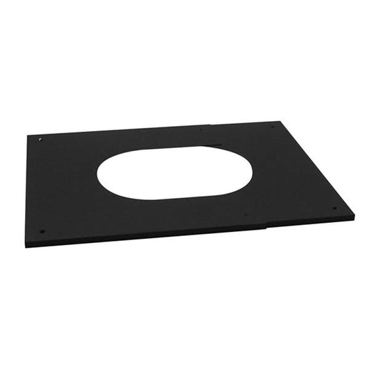 8" Selkirk Ultra-Temp Adjustable 0/12 - 6/12 Pitched Ceiling Plate - 208512 - Chimney Cricket