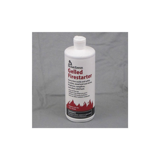 HomeSaver Gelled Firestarter 8 Oz. Bottles (1 Case of 12) - 1048 - Chimney Cricket