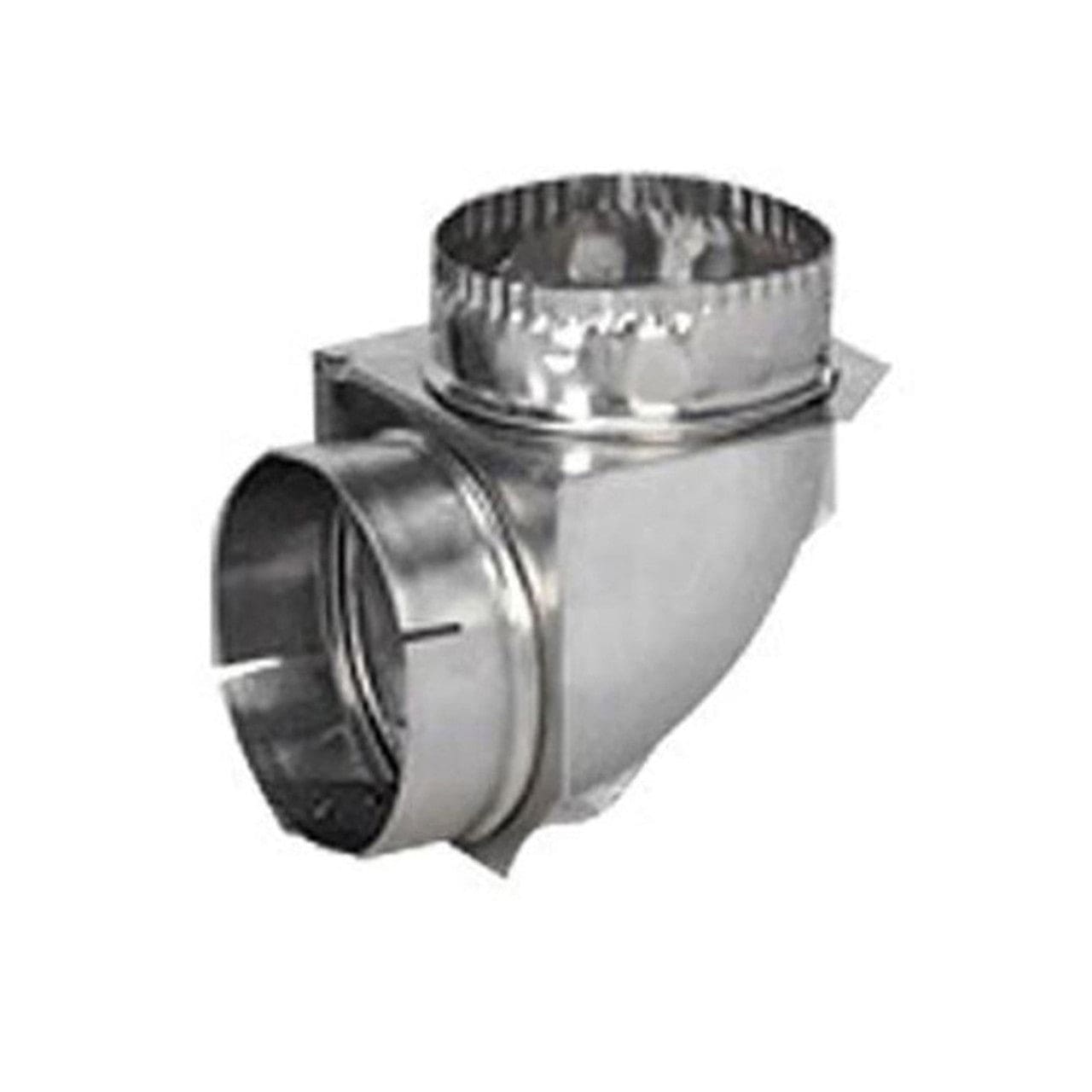 4" Rigid Dryer Vent Close-Clearance Elbow - 110108 - Chimney Cricket