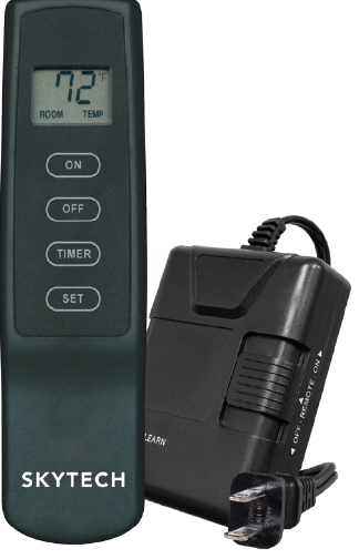 Skytech On/Off RF LCD Timer MV Remote** - Chimney Cricket