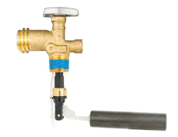 Cavagna 40LB OPD Valve Type 1 ACME and POL 375 PSIG 6.4" Dip Tube - 80.B.890.8001 - Chimney Cricket
