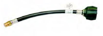 Cavagna 40" Pigtail x 1/4"ID Hose Type 1 Acme x 1/4" Inverted Flare (Bulk) - 50-A-190-0067 - Chimney Cricket