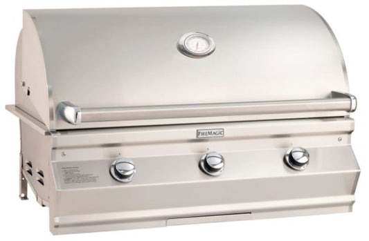 FM Choice Multi-User CM650i 36" Built-In Grill with Analog Thermometer and 1-Hour Timer, LP - CM650IRT1P - Chimney Cricket
