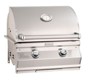 FM Choice Multi-User CM430i 24" Built-In Grill with Analog Thermometer and 1-Hour Timer Box, LP - CM430IRT1P ** - Chimney Cricket