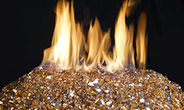 RHP Copper Reflective 7.5 lb. Package of Fyre Glass - Chimney Cricket