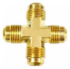 1/2" Brass Flare Cross - AC1F, C1-8 (5/80) - Chimney Cricket