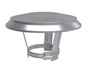 Duravent 6" DuraFlex Stainless Steel Removable Vertical Cap - 810017310, 6DFSVCRC, CS6 - Chimney Cricket