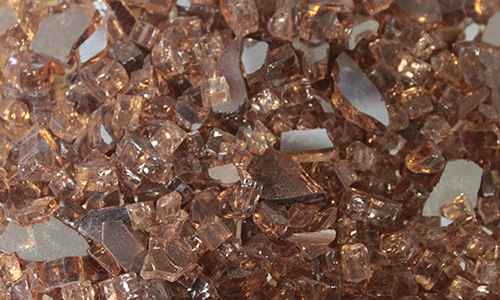 WMH Copper Reflective Crushed Glass - Chimney Cricket