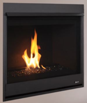 Superior F1413 33" Top Vent DV Contemporary Fireplace with Electronic Valve, NG - Chimney Cricket