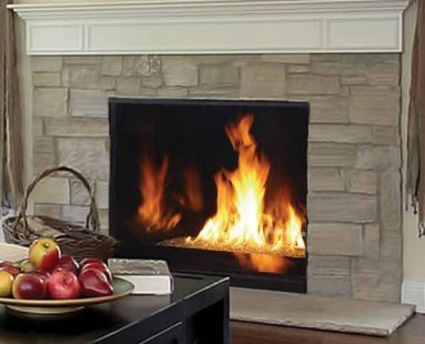 Superior F2210 40" Top Vent DV Contemporary Fireplace with Electronic Valve, NG - Chimney Cricket