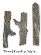 Grand Canyon Western Driftwood 3-Piece Twig Set - Chimney Cricket