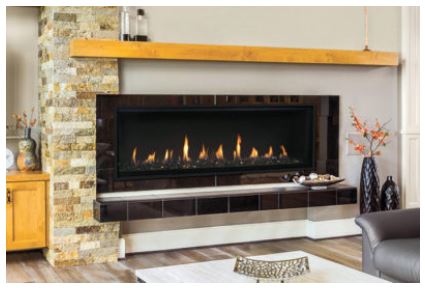 Superior F4385 60" Linear DV Fireplace with Electronic Ignition - NG - Chimney Cricket