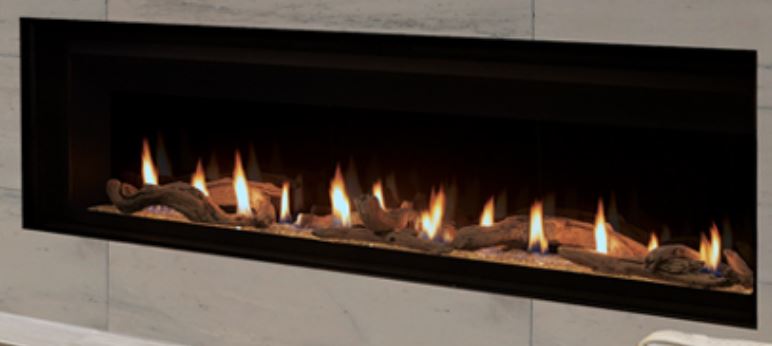 Superior F4386 60" Linear DV Fireplace with Electronic Ignition and Lights - NG - Chimney Cricket