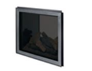 Superior F2232 Dark-Tinted Tempered Glass Outdoor Window Kit with Outdoor Barrier ** - Chimney Cricket