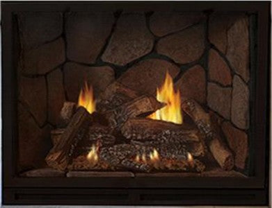 Tahoe DV Luxury FP, Clean Face Traditional 36", w/ Barrier Screen, 9-pc Log Set, MV, LP, 34-37K BTU - Chimney Cricket