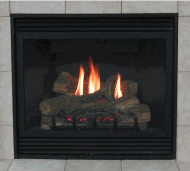 Empire Deluxe 42" Tahoe Direct Vent Fireplace - Propane - Chimney Cricket
