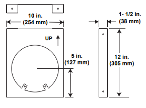 Majestic Horizontal Pipe Support for 5X8 DVP pipe - Chimney Cricket