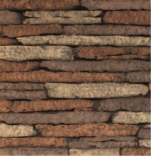 WMH 42" Stacked Limestone Ceramic Fiber Liner - Chimney Cricket