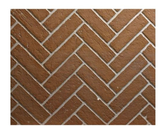 WMH 42" Herringbone Brick Ceramic Fiber Liner - Chimney Cricket