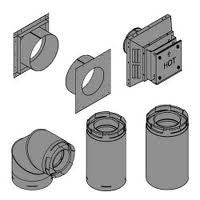 WMH Top Vent Horizontal DV Vent Kit for 8 - 11" Wall Thickness - Chimney Cricket