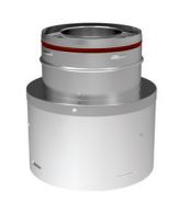 Duravent 4" x 6 5/8" DirectVent Pro DVA to CVS Adapter - 46DVAX35CVS, 810016992 - Chimney Cricket