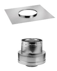 Duravent 4" x 6 5/8" DirectVent Pro Masonry Chimney Conversion Kit - 46DVA-KCT, 810001275 - Chimney Cricket