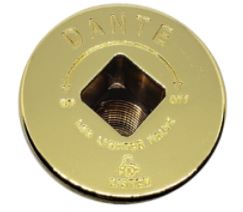 Dante Floor Plate - GV - Brass - Chimney Cricket