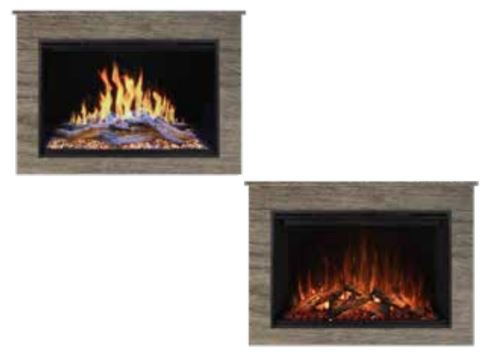 Modern Flames Display Cabinet for 42" Orion / Redstone Fireplaces - Cabinet ONLY - Chimney Cricket