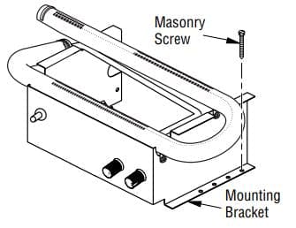 Superior F0062 18"/24" Double Flame Millivolt Burner - LP - Chimney Cricket