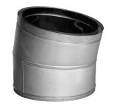 Duravent 12" DuraTech 15° Elbow - GA - 12DTE15, 810000331 (CS1) - Chimney Cricket