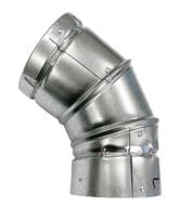 Duravent 8" BV 45° Adjustable Elbow - 810018177 (CS4) - Chimney Cricket