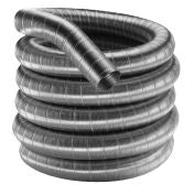 Duravent 4" x 25' DuraFlex 304 Stainless Steel Length - 4DF304-25, 810001992 - Chimney Cricket