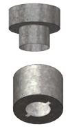 Duravent 2" PolyPro B-Vent Retrofit Adapter X3 - 2PPSBV3, 810004332 - Chimney Cricket