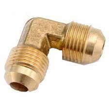 Elbow, 3/8" Flare X 3/8" Flare, Brass, 55-6, 55E, A55E - Chimney Cricket