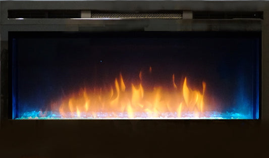 Empire Nexfire 34" Linear Electric Fireplace - Chimney Cricket