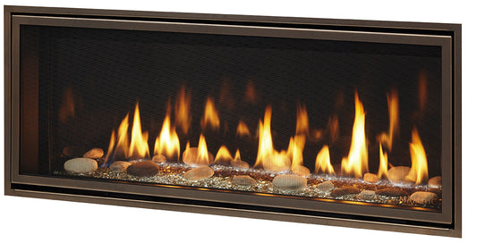Majestic Echelon II 60" Direct Vent Fireplace with IntelliFire Touch Ignition System - Natural Gas - Chimney Cricket