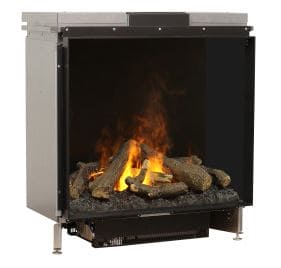 Faber e-MatriX Front-Facing Single-Sided Built-In Water Vapor Electric Fireplace - FEF3226L1 - Chimney Cricket