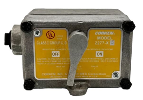 Switch for Corken CoroFlow Pump 2HP, Pump Only C12SM - No Overload Heater Needed - Chimney Cricket