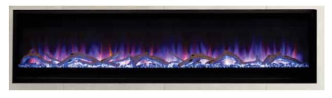 Superior F4446 72" Electric Fireplace - ERL3072 - Chimney Cricket