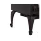 ES Black Queen Anne Leg Kit with Ash Pan - Chimney Cricket