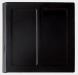 Ebony Black Side Panels for Neo 1.6 LE Wood Stove - Chimney Cricket