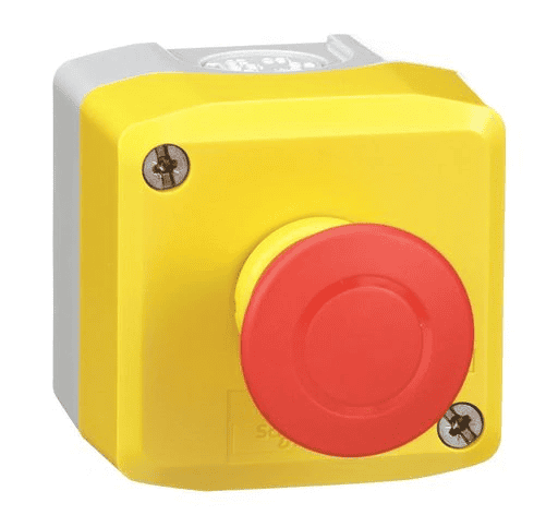 Schneider 10 Amp 600V Electrical Emergency Stop Button for Dispensing Unit. XALK198H7 - Chimney Cricket