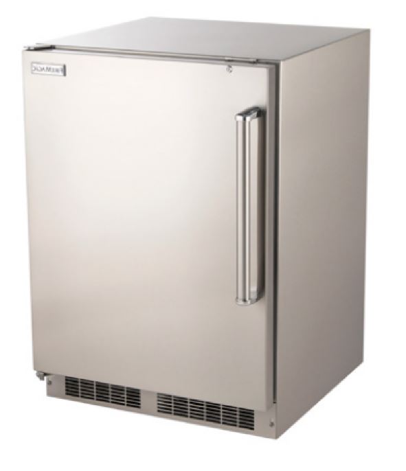 FM Outdoor Rated Refrigerator with Stainless Steel Premium Door - LH - Chimney Cricket